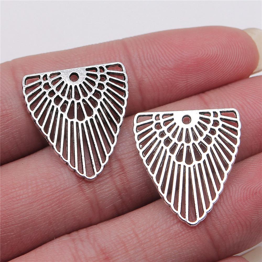 10pcs Charms Waterdrop For Earring Making DIY Jewelry Findings For Jewelry Making Accessories Antique Silver Color
