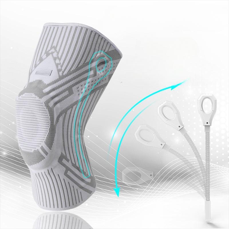 Strap Sports Knee Pads Meniscus Silicone Protective Gear Summer Outdoor Professional Basketball Men