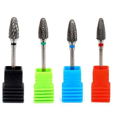 Diş Araçları Karbür Burs El Aleti 2.35 MM Shank Çilek Laboratuvarı Laboratuvar Matkap Tungsten Çelik Kesiciler Tırnak Manikür Dosyası