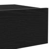 TV Cabinet with LED Lights Black Oak 60 X 35 X 15.5 Cm