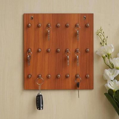 Wooden Premium Key Chain Wall Hanging Key Holder Diwali Decorations Items for Home Decor Key Hanger Wood