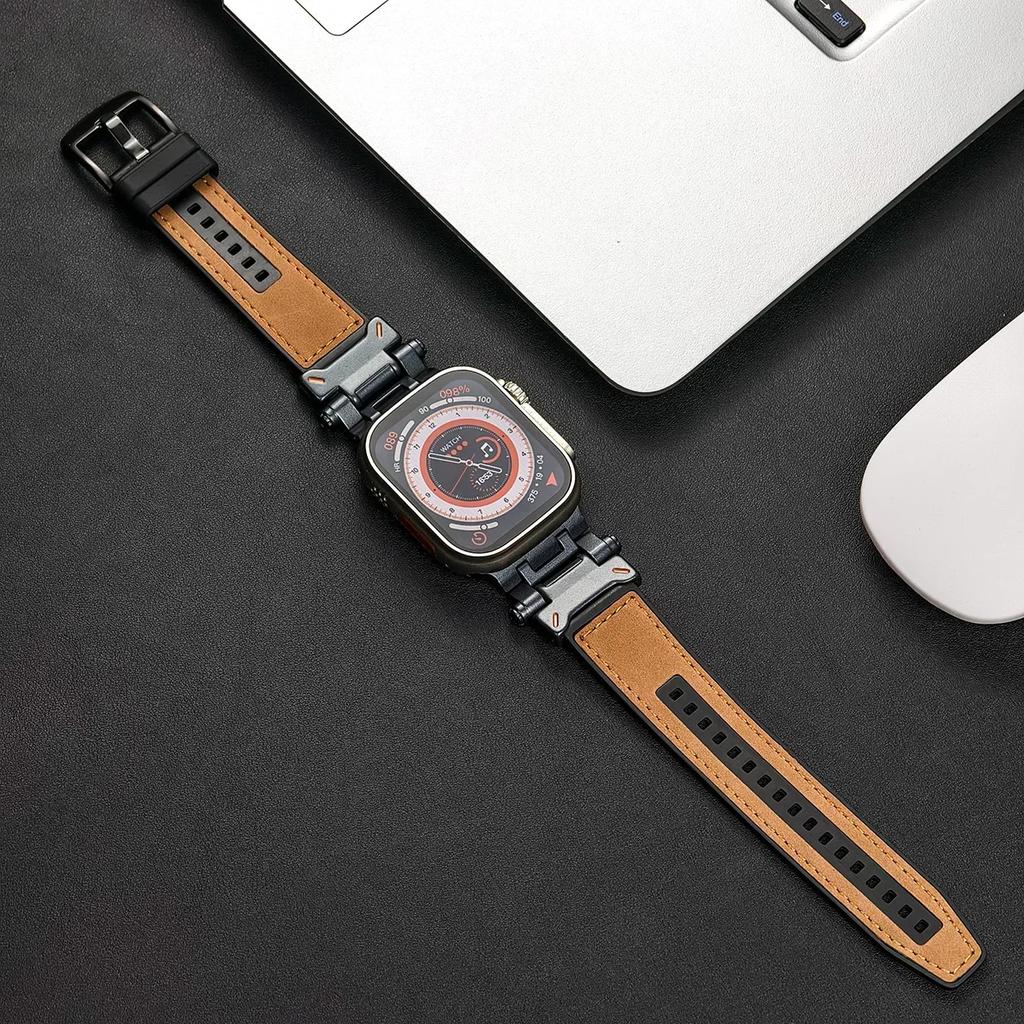 TPU Sport Strap For Apple Watch 9 45mm Ultra 2 49MM 44mm 42mm Silicone Bracelet for iWatch9 8 SE 7 6 4 5 3 2 1 Band Accessories