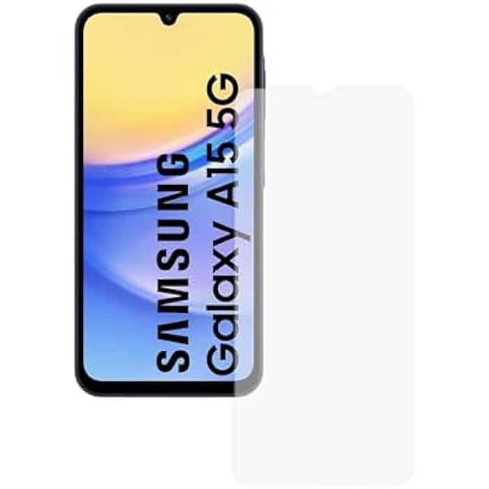 Protection d'écran - KSIX SMART YOUR TECH - Galaxy A15 - Verre trempé 9H - 0,3 mm - Transparent