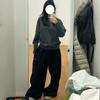 VIONA Y2K Streetwear Grå Sweatpants Dam Koreanska Överdimensionerade Lösa Allt-Match Sportsbyxor Hög Midja Dragsko Avslappnade Vida Byxor