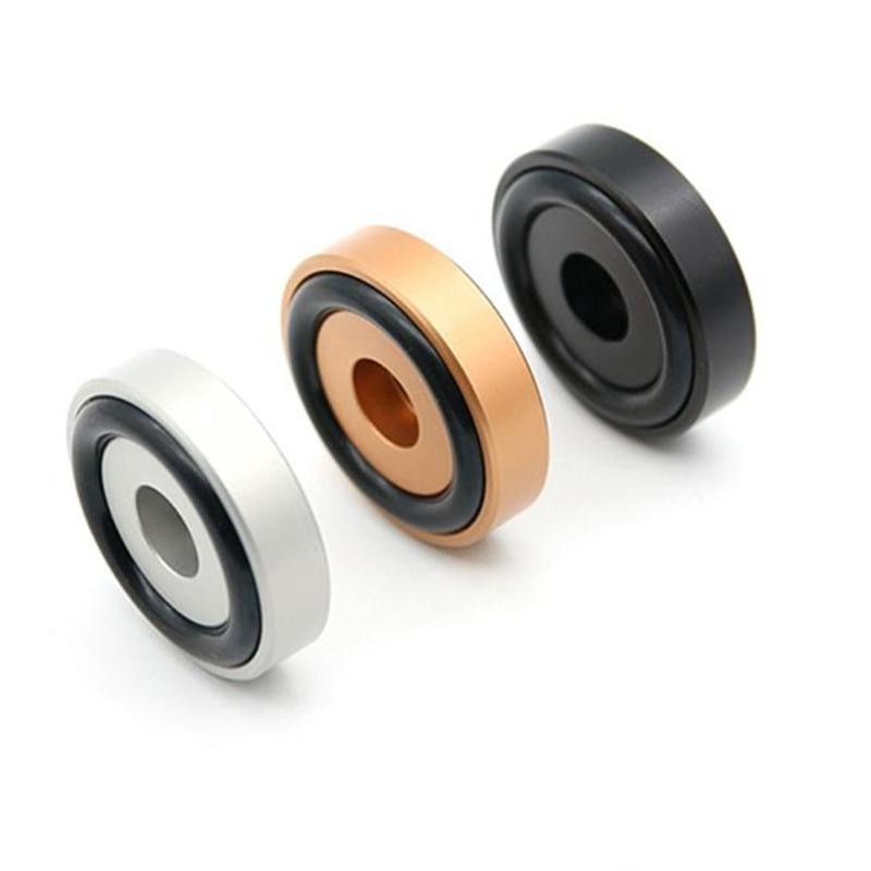 AntiVibration Audios Equipment Feet Aluminum Base Noise Reductions Spikes Feet Pad For HiFi Systems Vibration Dampening