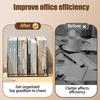 Metal File Rack Office Desk Shelf Standing Desktop File Folder File Box File Storage Box Data Rack Stationery Organizer File