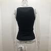 Women Top Close-Fitting Round Neck Vest Inner Cloth Sleeveless Solid Color