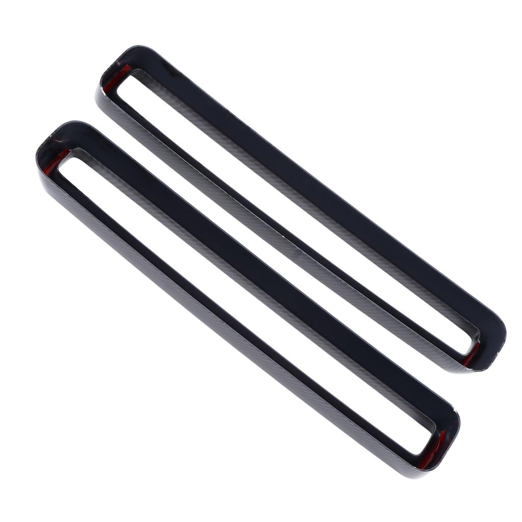 2 Pcs Front Grille Cover Trim Car Adaptations Replacement for     2015‑2021