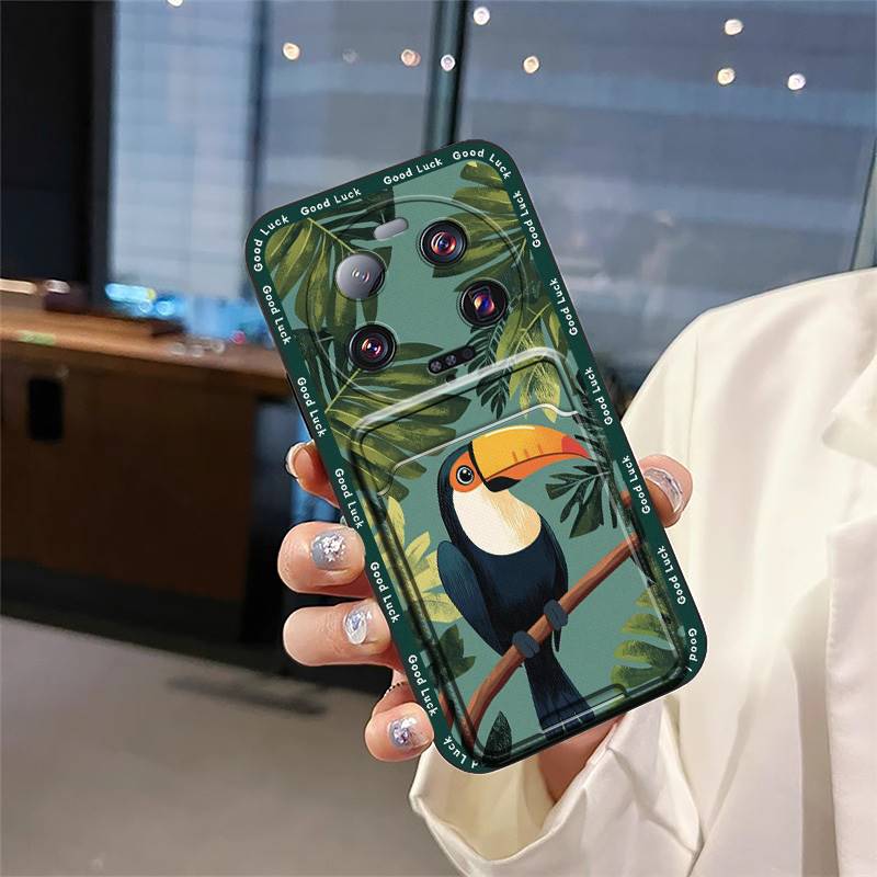 TPU Cute Phone Case For Xiaomi 13 Ultra Anti-dust Graffiti Shockproof Anti-knock Silicone Card Bag Dirt-resistant Cover