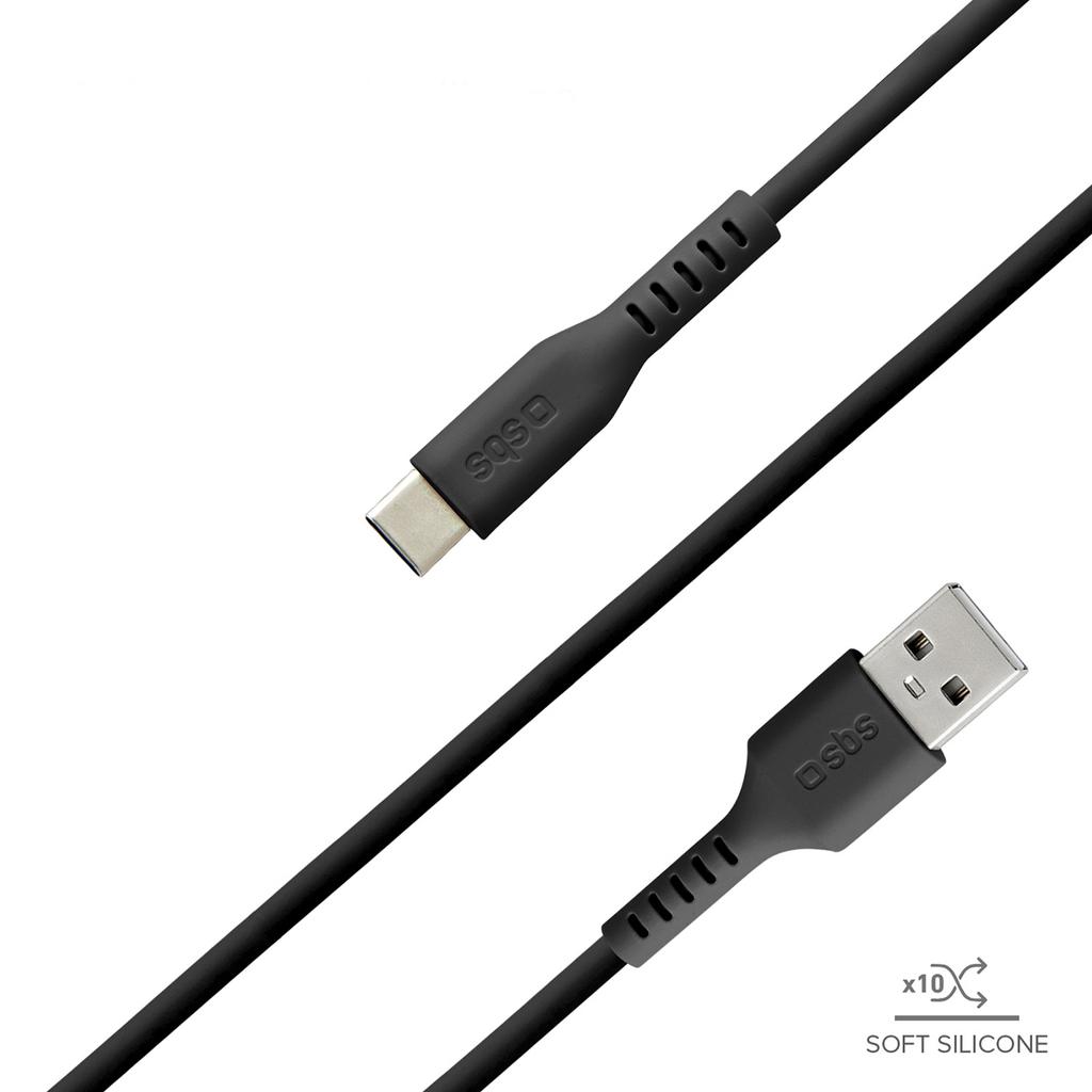 Cabo USB-A para USB-C 1,5 m - preto