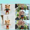 ¡Colgante de Peluche de Osito de Peluche Adorable Mini Juguete Llavero Para Cumpleaños San Valentín Y Más!