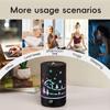 USB Desktop Aroma Diffuser with Flame Effect, Large Mist Humidifier, RGB Ambient Light - Ideal for Hotels & Commercial Spaces