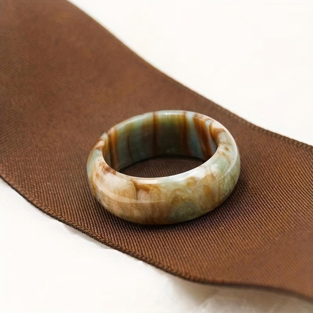 5-13 Akrylhartsring Damer Färgglad Stjärnklar Ny Ring