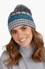 Amanda Women' Hat with Pompom Graphite Blue