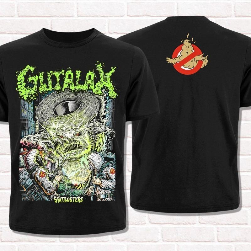 

Футболка Gutalax Shitbuster Goregrind Savage Death Metal Ground Nuclear Футболка Топ Унисекс Хлопок Короткий Рукав Хай Стрит S