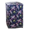 Waterproof Sunproof Washing Machine Cover Dust Cover Print Flower Dryer Pattern Supplies Household Zippers Cover M3S5