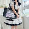 Ita Ita Tote Oshikatsu Ita Otaku A4 Large Light Pink [Harujio] Bag, Bag, Bag, Bag, Bag, Bag, Size, Cute, Capacity, Popular, Lace-Up, Ribbon, Black,