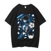 BLUE LOCK Yoichi Isagi Manga Shirt Retro Hip Hop Unisex T-Shirt Streetwear Graphic T Shirt Cotton High Quality Short Sleeve Tops