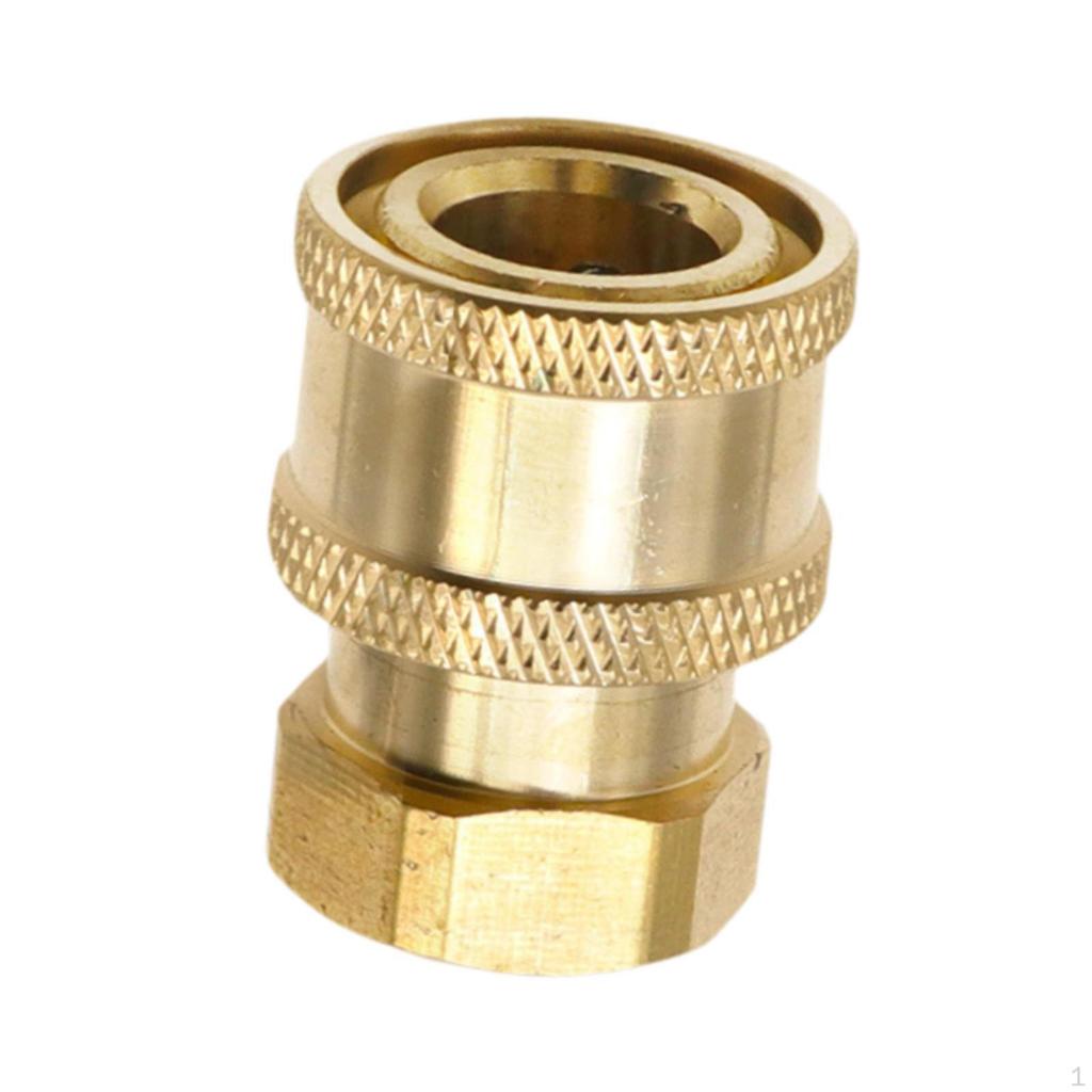 1/4 Pressure Washer Nozzle Quick Coupler Premium Car Wash Hose Connector Adapter