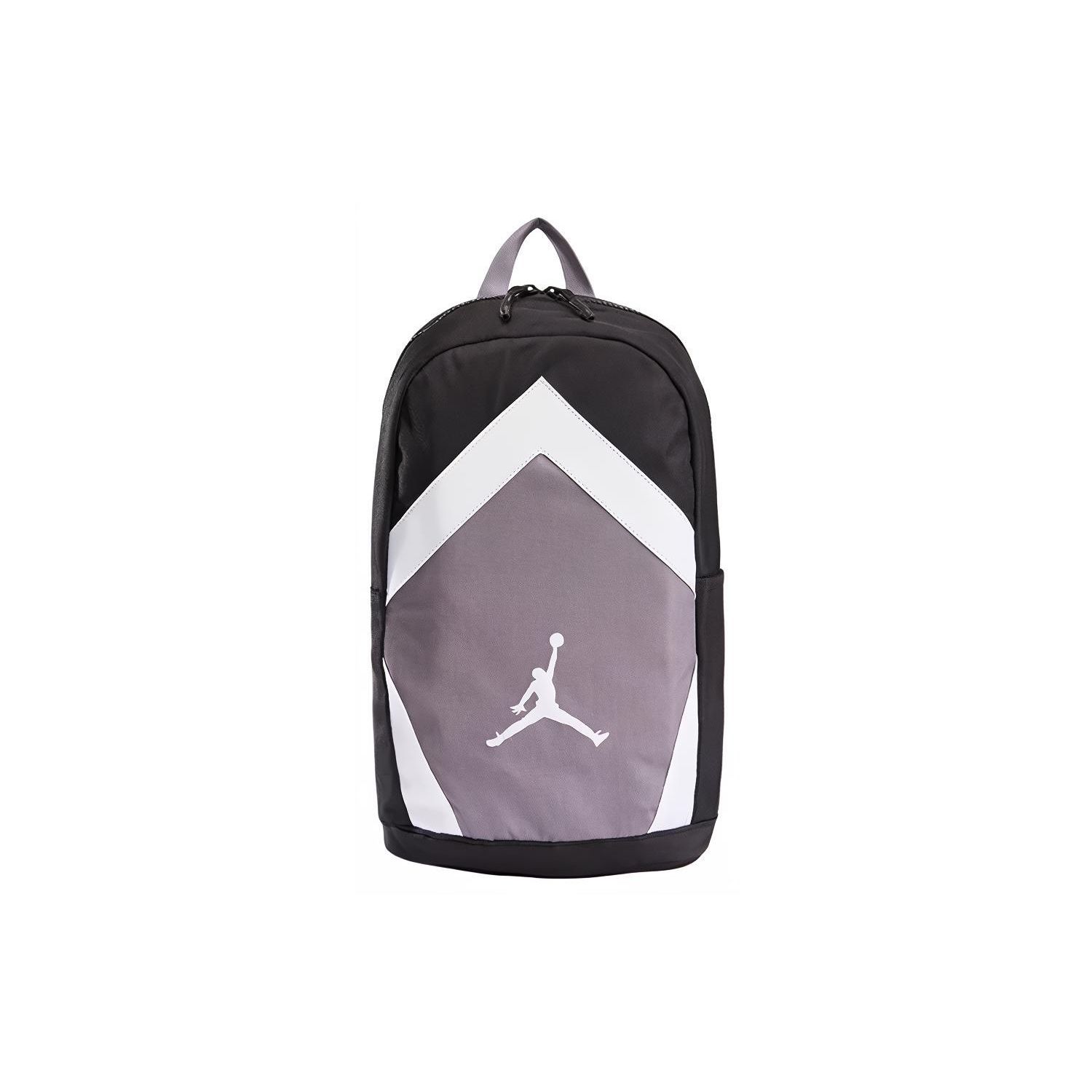 

Jordan Color Block Practical Sports Casual Polyester Backpack Unisex Backpack Black Gray White 9A0262-023 Black/Gray/White