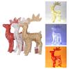 Peaceful Reindeer Statue Nordic Model Figure Light Up for Home Living Room Christmas