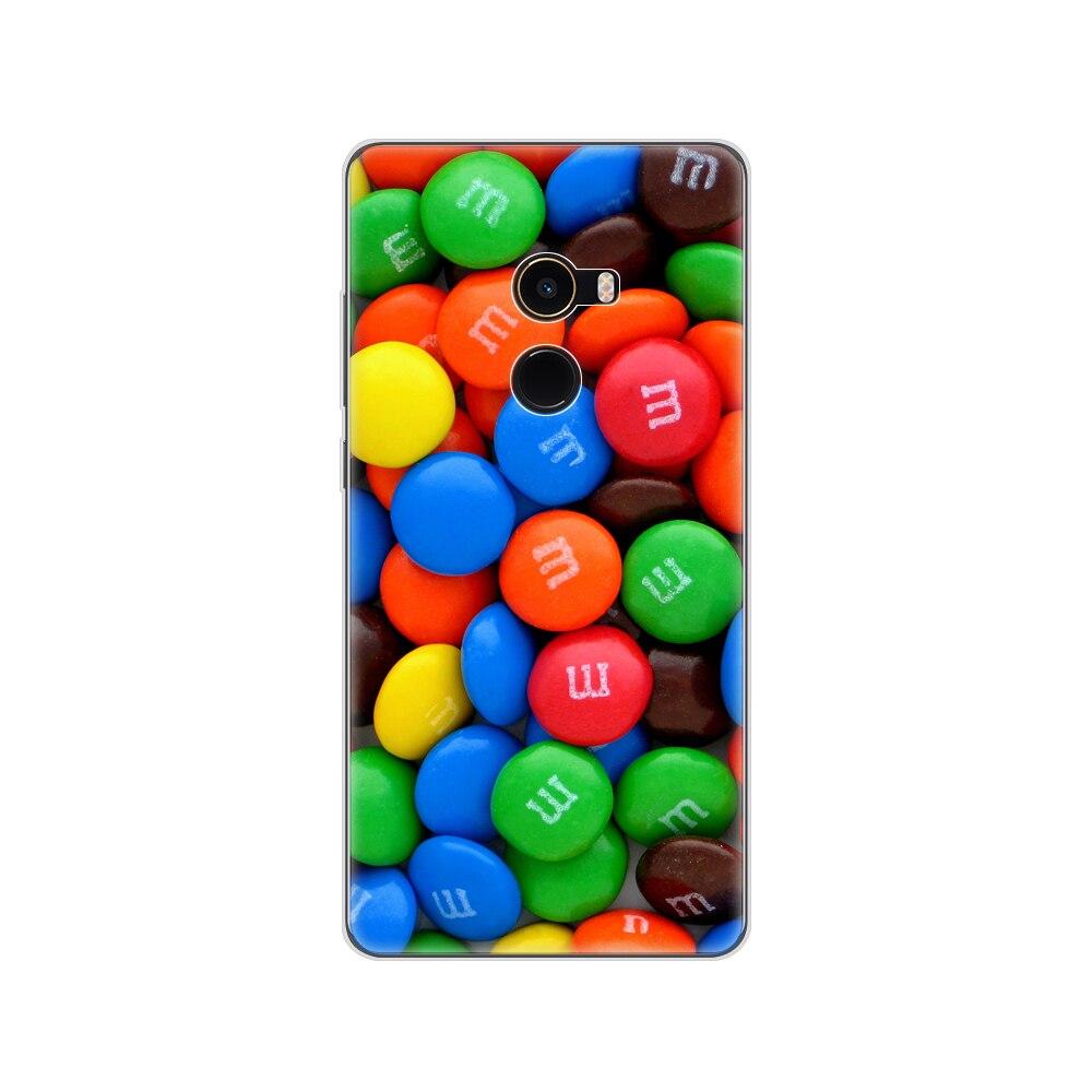 Soft Case for Xiaomi Mix 2 Silicon Case for Xiaomi Mi Mix 2 Mix2 Back Cover Protective Printing Transparent Coque