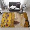 Gustav Klimt The Kiss Floor Mat Rectangle Anti-slip Home Soft Badmat Front Door Indoor Outdoor Mat Welcome Doormat