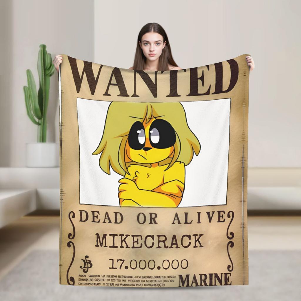 Weiche warme Decke Picknick Mikecracked Mikes Überwurfdecke Flanell Tagesdecke Für Draußen Bequeme Sofa-Bettdecke
