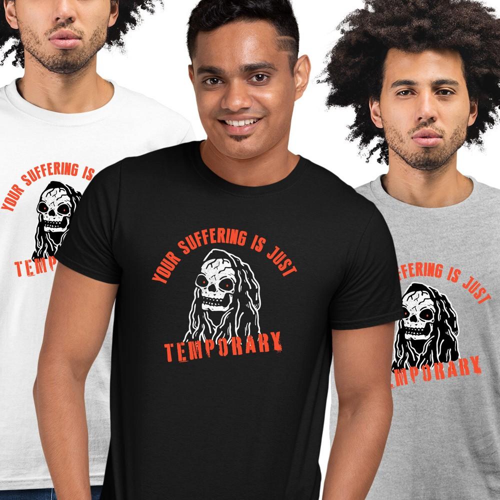 Suffering Movies Tshirt Halloween Spooky Scary Unique Design Tee L
