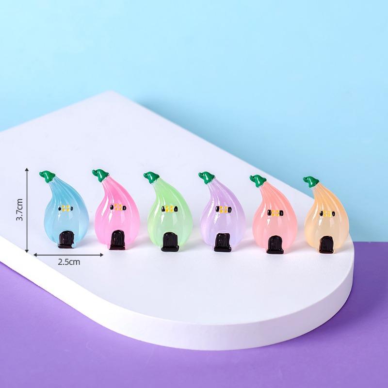 Micro-landscape Cute Glow-in-the-dark Halloween Ghost Pumpkin Decorative Accessories Car Desktop Small Ornaments