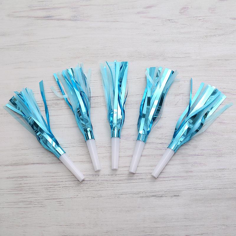 Colorful Tassel Dragon Whistle for Party Decorations & Photo Props