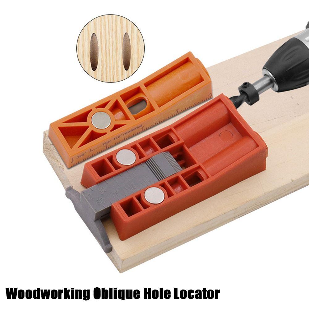 

Oblique Drill Angle Hole Punching Positioner Guide Hole Fixture Making Furniture Accessories Style B
