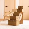 POPETPOP Suit Rattan Storage Basket with Lid, Seagrass Storage Basket, Rectangular Storage Basket, Bathroom Towel Basket, 26x16x10cm