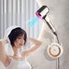 Adjustable Hair Dryer Bracket In Bathroom Non Perforated Wall Mounted Hair Dryer Storage Rackbathroom Organizer And Storage Rack