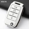 Fashion Tpu Car Folding Key Case Cover For Kia Rio 3 K2 Ceed Cerato K3 K5 Sorento Sportage Soul K4 Picanto Optima Forte Stinger