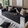 Nordic Crystal Velvet Quilting Sofa Cushion Universal In All Seasons, Autumn And Winter Plush Sofa Cover, Backrest Towel, Seat Cushion