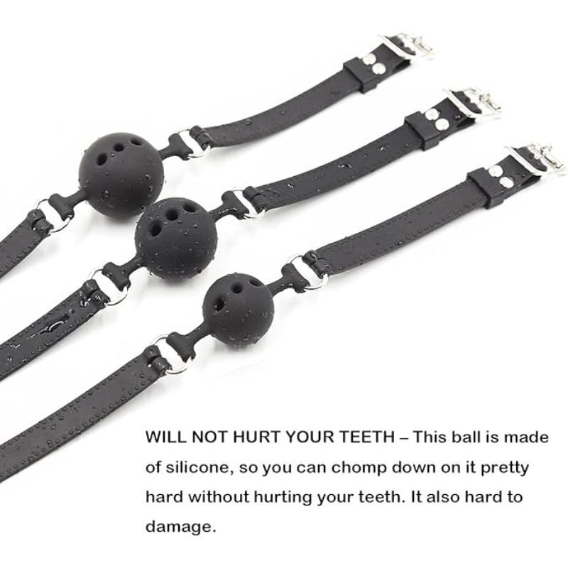 Mouth Gag Mouth Ball Non-Toxic Silicone Material Adult Sex Toys Suitable for Couples BDSM Foreplay Bundled Flirting Props