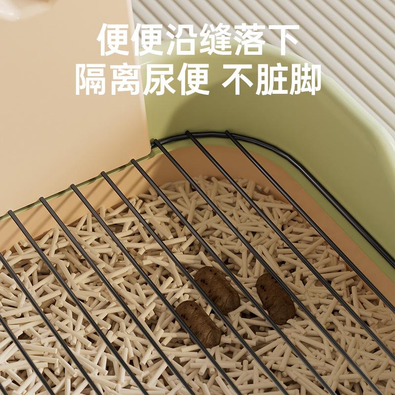 Oversized Dog Toilet High Fence Iron Mesh Flat Type Anti-stepping Urine Splash Easy To Clean Extra Large Dog Potty