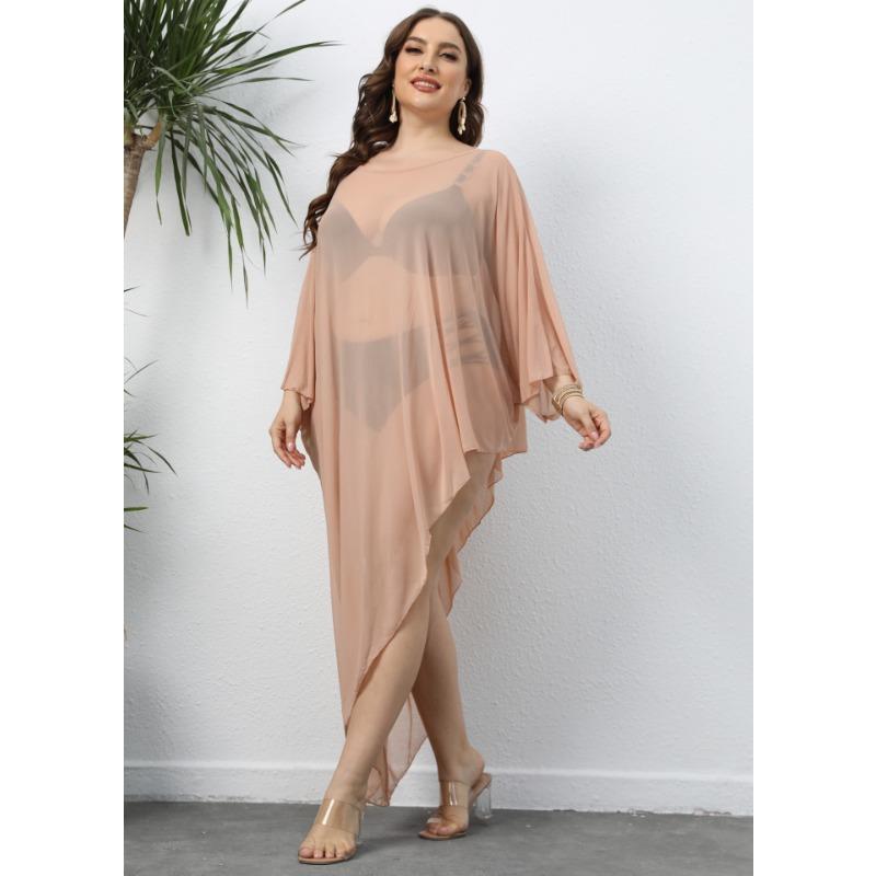 

Женские сетчатые сексуальные перспективные толстовки с капюшоном, пляжные платья 4XL покинуть белый