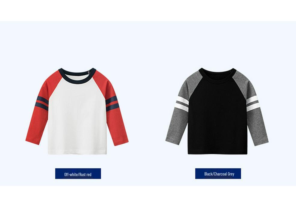 Brand 2024 Boys' Long Sleeve T-shirt - Children's Base Layer Apparel