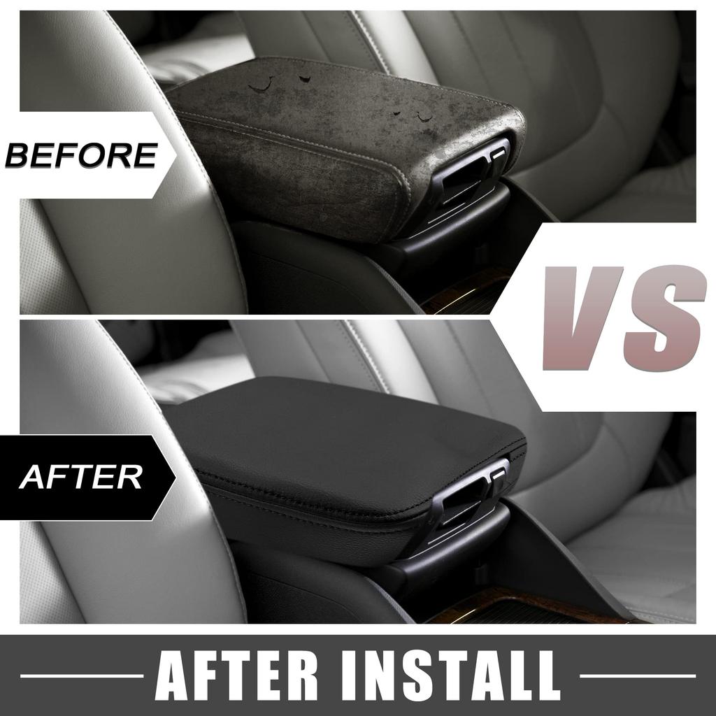 ABSOPRO Car Armrest Center Console Armrest Waterproof Armrest Seat Box Car Driver and Passenger Universal Easy Reduces Improves Long Compatible with