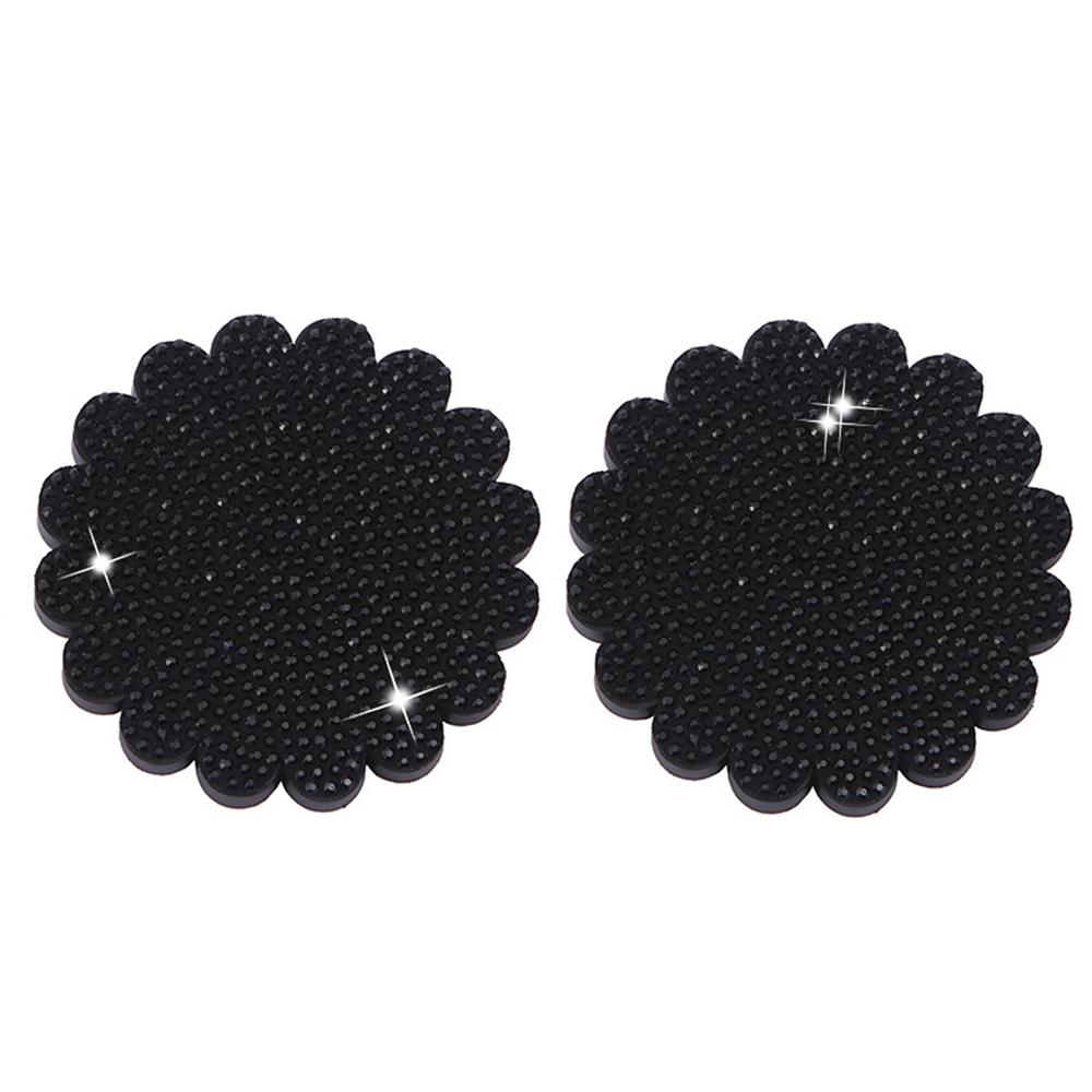 1PCS Diamond Car Coaster Slot na vodní kelímek Protiskluzová podložka Držák na pohárek Podložka do auta Gadget Bling Příslušenství do auta pro
