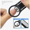 1Pc Nail Clipper with Magnifying Glass for The Elderly Practical Anti-splash Stainless Steel Nail Clipper Beauty Tools Wholesale