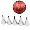 24pcs/set Pastry Bag Tips Diy Icing Piping Nozzles Cream Cake Decorating Tools Reusable Pastry Tips Nozzle Set Cake Tools