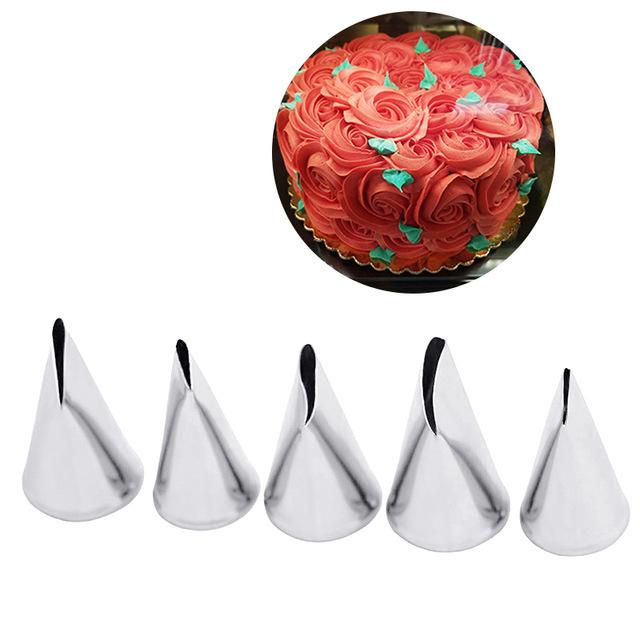24pcs/set Pastry Bag Tips Diy Icing Piping Nozzles Cream Cake Decorating Tools Reusable Pastry Tips Nozzle Set Cake Tools