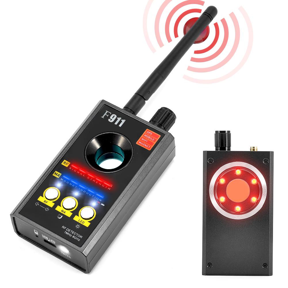 F911 Hidden Camera Detectors , Camera detector, Spy Detector, Bug and gps Detector, Security Camera finder, Infrared Scanner F911 detector