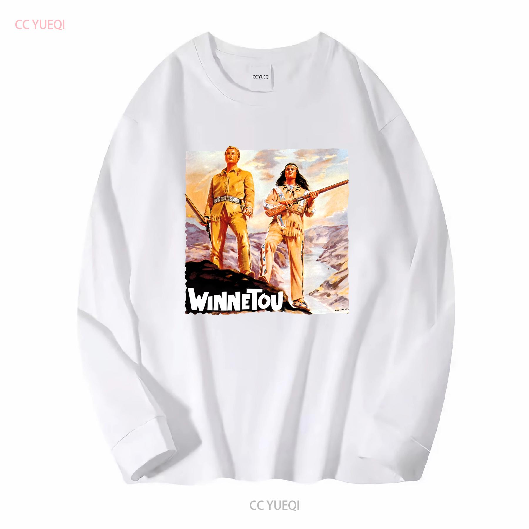 

Winnetou T shirt Natural Vintage Cotton Movie Poster Beige All Sizes S M L X vintage Washed Comfortable Casual Stylish Slightly M