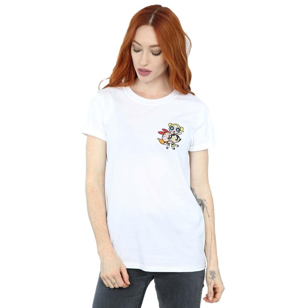 The Powerpuff Girls Womens/Ladies Cotton Boyfriend T-Shirt