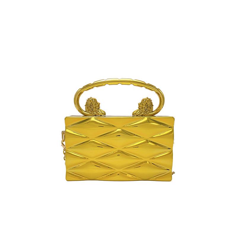 Geometric Handbag Designer For Women Luxuy Gold Evening Clutch Bag Fashion Party Purse Silver Lady Mini Crossbody Bag