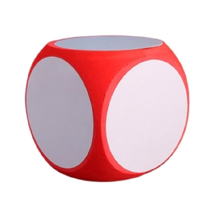 

DIY пустые кубики для записи/стирания кубиков, портативные чистящиеся пустые игровые кубики для обучения в классе, стирание снаружи кубиков красный